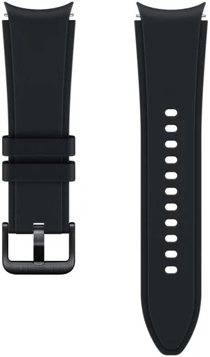 Origineel Samsung Universeel Watch 20MM Ridge Sport Bandje Zwart (S/M) afbeelding 1