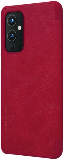 Nillkin Qin Series OnePlus 9 Hoesje Wallet Book Case Rood afbeelding 10
