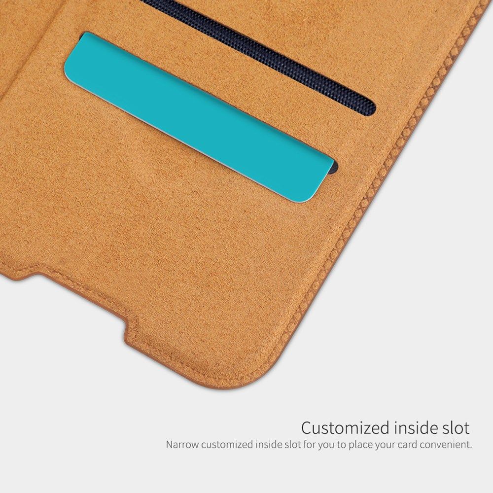 Nillkin Qin Series OnePlus 9 Hoesje Wallet Book Case Rood afbeelding 5