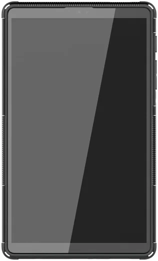 Samsung Galaxy Tab A7 Lite Hoes Robuust Hybride Back Cover Zwart afbeelding 2