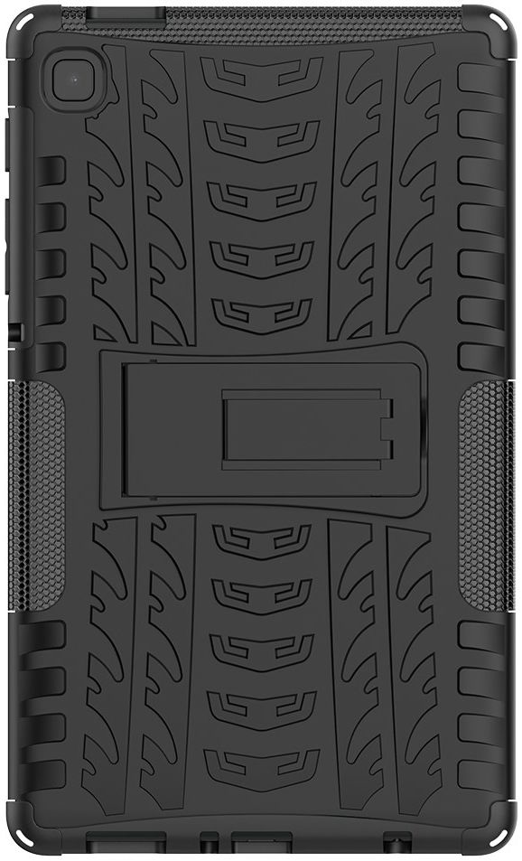Samsung Galaxy Tab A7 Lite Hoes Robuust Hybride Back Cover Zwart afbeelding 3