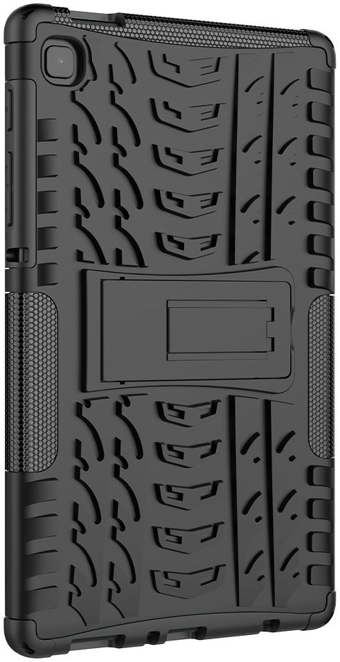 Samsung Galaxy Tab A7 Lite Hoes Robuust Hybride Back Cover Zwart afbeelding 8