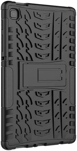 Samsung Galaxy Tab A7 Lite Hoes Robuust Hybride Back Cover Zwart afbeelding 8
