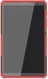 Samsung Galaxy Tab A7 Lite Hoes Robuust Hybride Back Cover Rood afbeelding 2