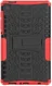 Samsung Galaxy Tab A7 Lite Hoes Robuust Hybride Back Cover Rood afbeelding 3