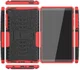 Samsung Galaxy Tab A7 Lite Hoes Robuust Hybride Back Cover Rood afbeelding 7