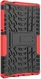 Samsung Galaxy Tab A7 Lite Hoes Robuust Hybride Back Cover Rood afbeelding 8