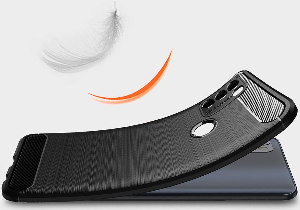 Motorola Moto G50 Hoesje Geborsteld TPU Flexibele Back Cover Zwart afbeelding 8