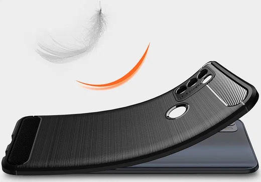 Motorola Moto G50 Hoesje Geborsteld TPU Flexibele Back Cover Zwart afbeelding 8