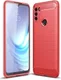 Motorola Moto G50 Hoesje Geborsteld TPU Flexibele Back Cover Rood afbeelding 4