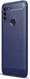 Motorola Moto G50 Hoesje Geborsteld TPU Flexibele Back Cover Blauw afbeelding 1