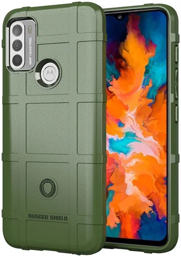 Motorola Moto G50 Hoesje Shock Proof Rugged Shield Groen afbeelding 1