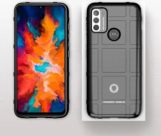 Motorola Moto G50 Hoesje Shock Proof Rugged Shield Groen afbeelding 8