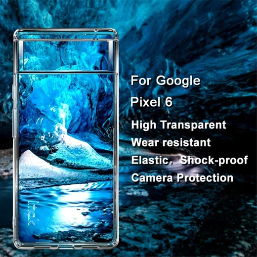 IMAK UX-5 Google Pixel 6 Hoesje Flexibel en Dun TPU Transparant afbeelding 5