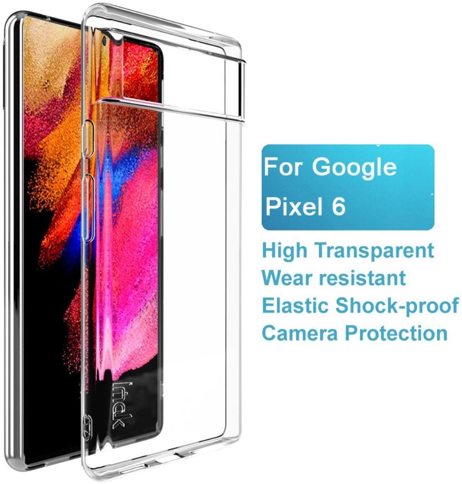 IMAK UX-5 Google Pixel 6 Hoesje Flexibel en Dun TPU Transparant afbeelding 3