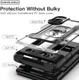 Google Pixel 6 Hoesje Hybride Kickstand Back Cover Zwart afbeelding 4