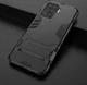 Oppo A94 Hoesje Shock Proof Hybride Back Cover met Kickstand Zwart afbeelding 9