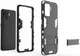 Oppo A94 Hoesje Shock Proof Hybride Back Cover met Kickstand Zwart afbeelding 7
