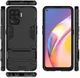 Oppo A94 Hoesje Shock Proof Hybride Back Cover met Kickstand Zwart afbeelding 8