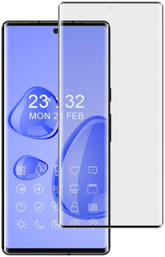 IMAK Google Pixel 6 Pro Screen Protector 3D Tempered Glass Full Cover afbeelding 1