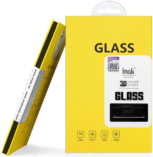 IMAK Google Pixel 6 Pro Screen Protector 3D Tempered Glass Full Cover afbeelding 14