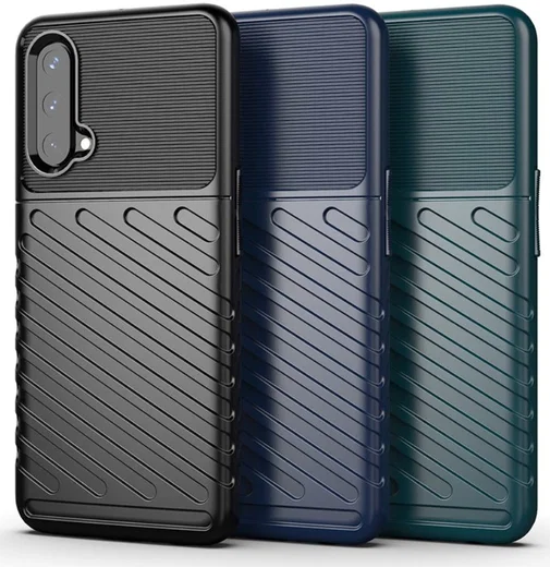 OnePlus Nord CE 5G Hoesje TPU Thunder Design Zwart afbeelding 6