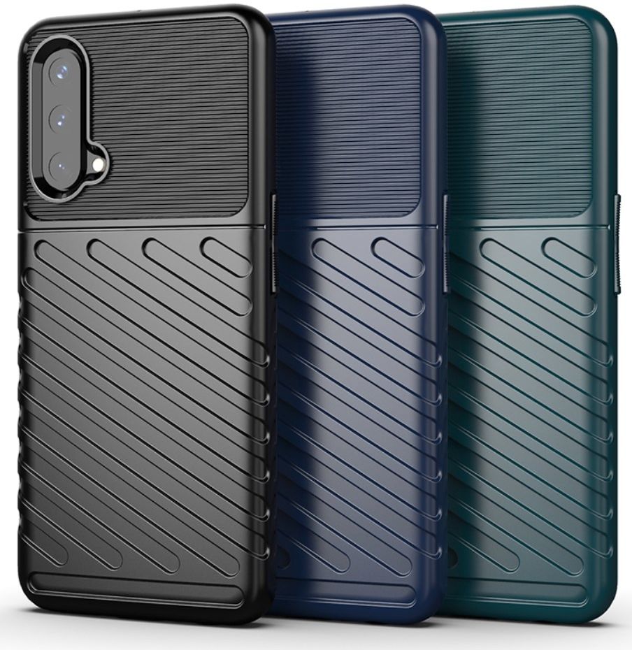 OnePlus Nord CE 5G Hoesje TPU Thunder Design Blauw afbeelding 6