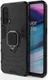 OnePlus Nord CE 5G Hoesje met Metalen Magnetische Ring Kickstand Zwart afbeelding 1