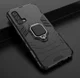 OnePlus Nord CE 5G Hoesje met Metalen Magnetische Ring Kickstand Zwart afbeelding 7