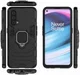 OnePlus Nord CE 5G Hoesje met Metalen Magnetische Ring Kickstand Zwart afbeelding 8