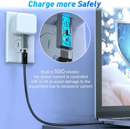 Universele USB-A naar USB-C Adapter On The Go Converter Grijs afbeelding 6