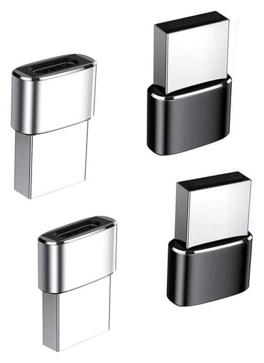 Universele USB-A naar USB-C Converter/Adapter Zwart afbeelding 10