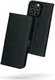 Rosso Deluxe Apple iPhone 13 Pro Hoesje Echt Leer Book Case Zwart afbeelding 2
