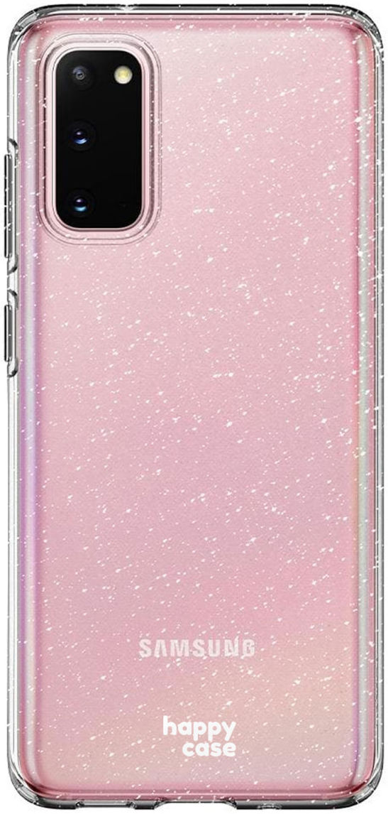 HappyCase Galaxy S20 FE Hoesje Flexibel TPU Glitter Print afbeelding 1