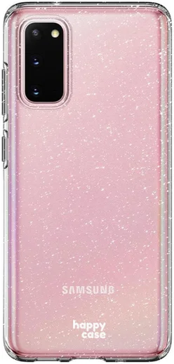 HappyCase Galaxy S20 FE Hoesje Flexibel TPU Glitter Print afbeelding 1