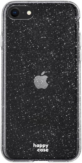 HappyCase iPhone SE 2020/2022 Hoesje Flexibel TPU Glitter Print afbeelding 1