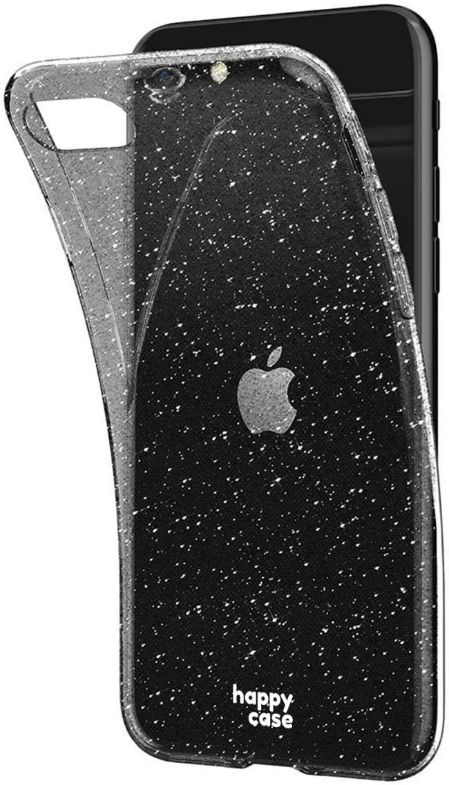 HappyCase iPhone SE 2020/2022 Hoesje Flexibel TPU Glitter Print afbeelding 5