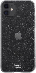 HappyCase Apple iPhone 11 Hoesje Flexibel TPU Glitter Print afbeelding