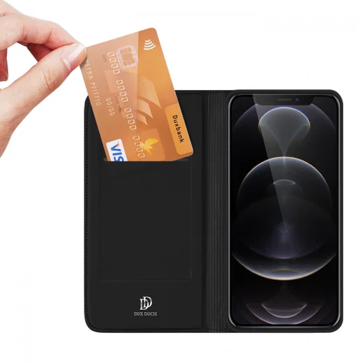 Dux Ducis Skin Pro Series Apple iPhone 13 Pro Hoesje Book Case Zwart afbeelding 1