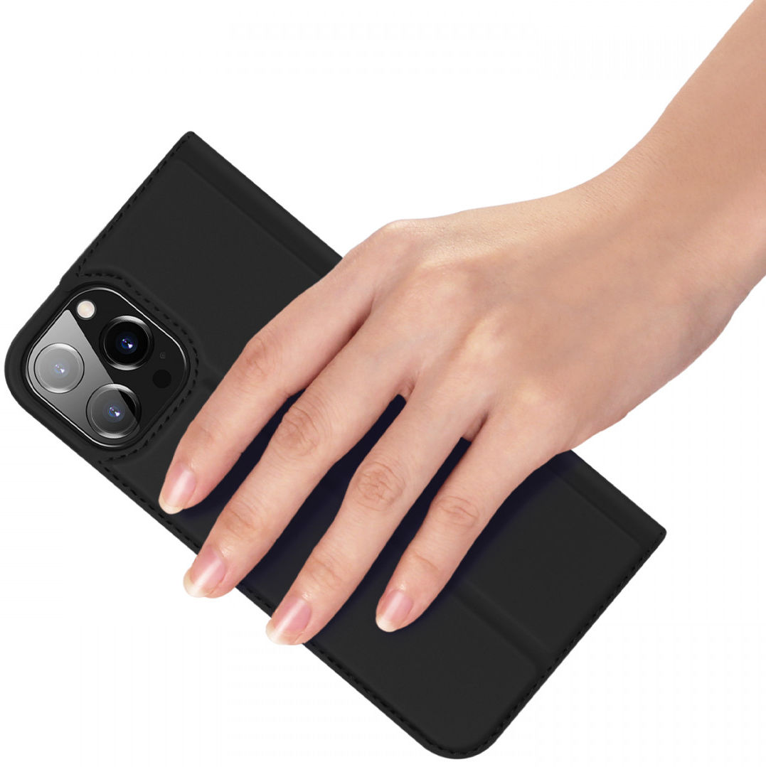 Dux Ducis Skin Pro Series Apple iPhone 13 Pro Hoesje Book Case Zwart afbeelding 5