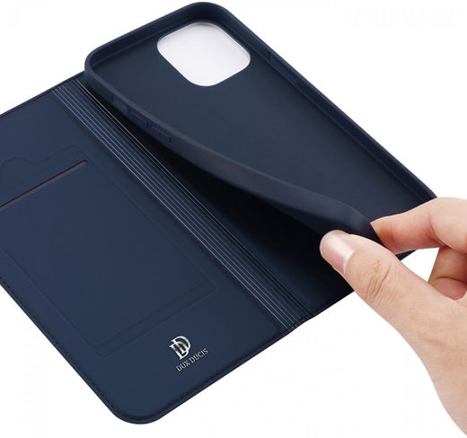 Dux Ducis Skin Pro Series Apple iPhone 13 Pro Hoesje Book Case Blauw afbeelding 4