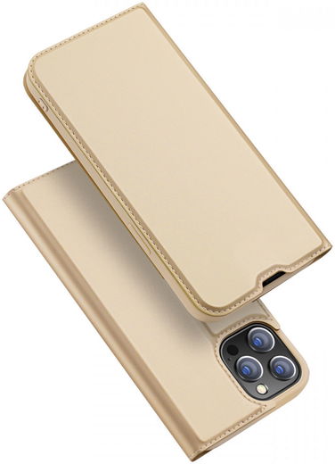 Dux Ducis Skin Pro Series Apple iPhone 13 Pro Hoesje Book Case Goud afbeelding 2