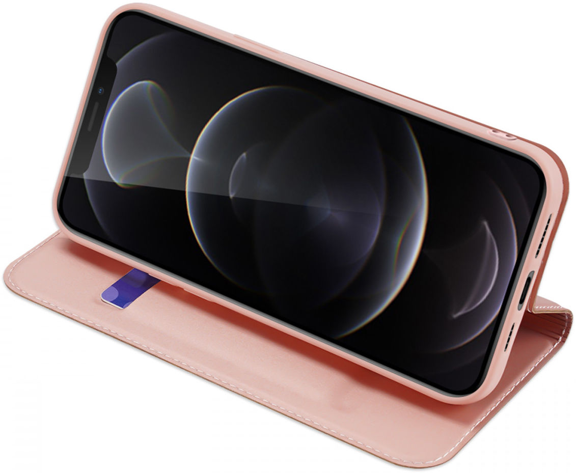Dux Ducis Skin Pro Series Apple iPhone 13 Pro Max Hoesje Wallet Roze afbeelding 8