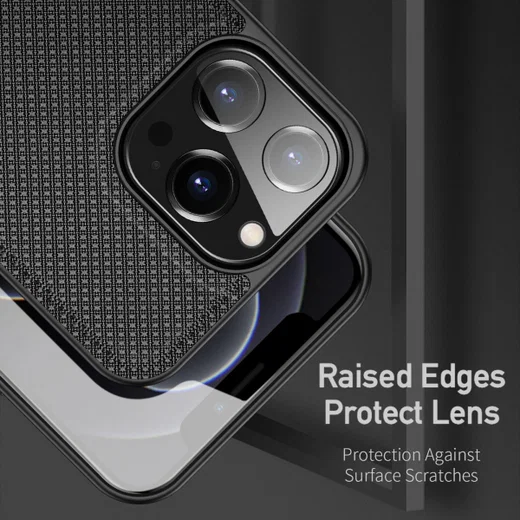 Dux Ducis Fino Series Apple iPhone 13 Pro Hoesje Back Cover Zwart afbeelding 6