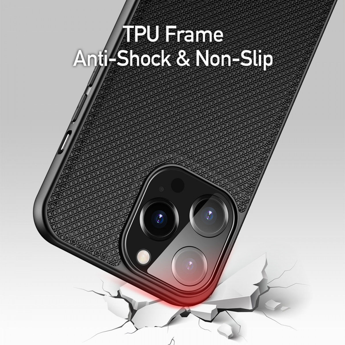 Dux Ducis Fino Series Apple iPhone 13 Pro Hoesje Back Cover Zwart afbeelding 7