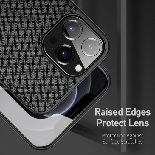 Dux Ducis Fino Series Apple iPhone 13 Pro Max Hoesje Back Cover Zwart afbeelding 7