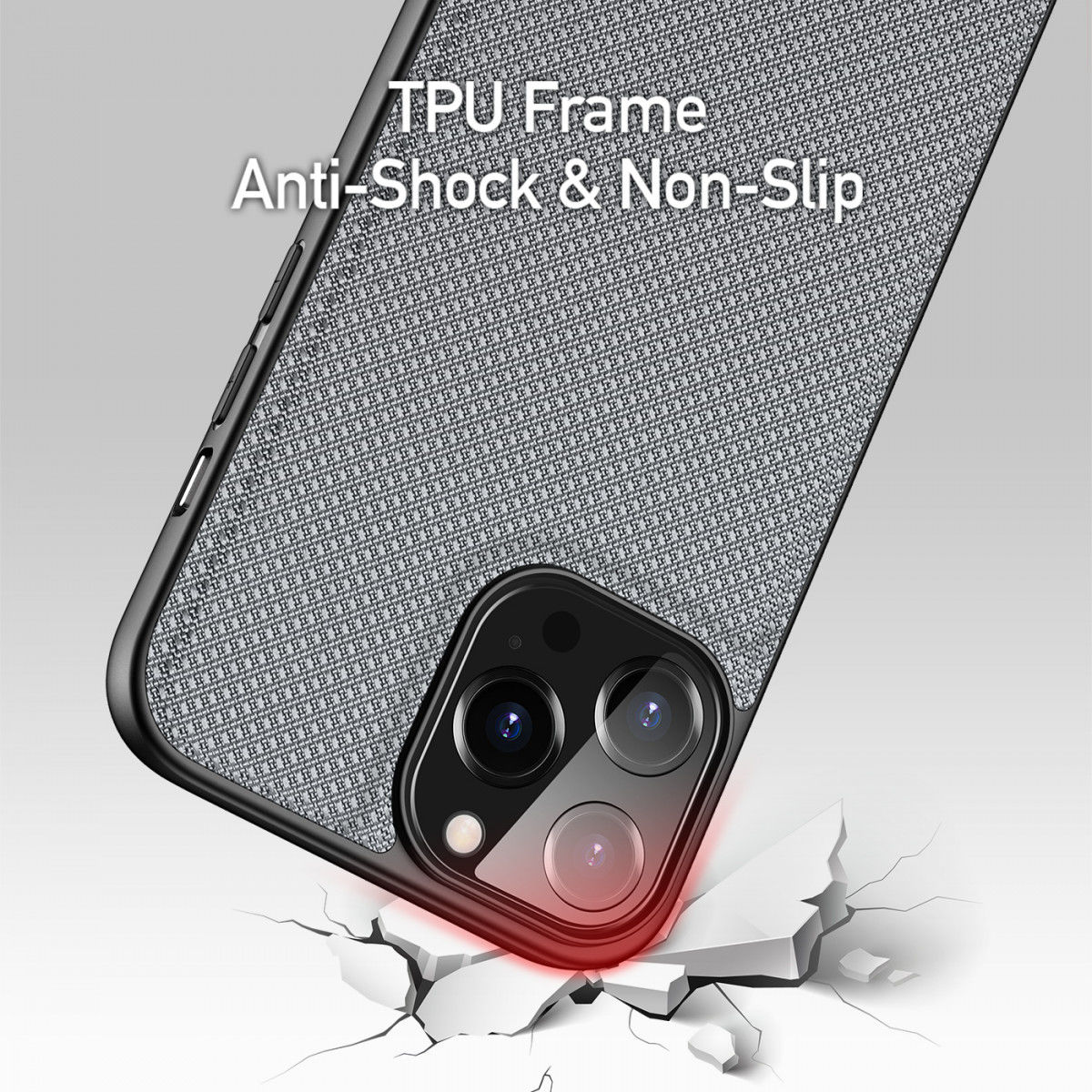 Dux Ducis Fino Series Apple iPhone 13 Pro Max Hoesje Back Cover Blauw afbeelding 4