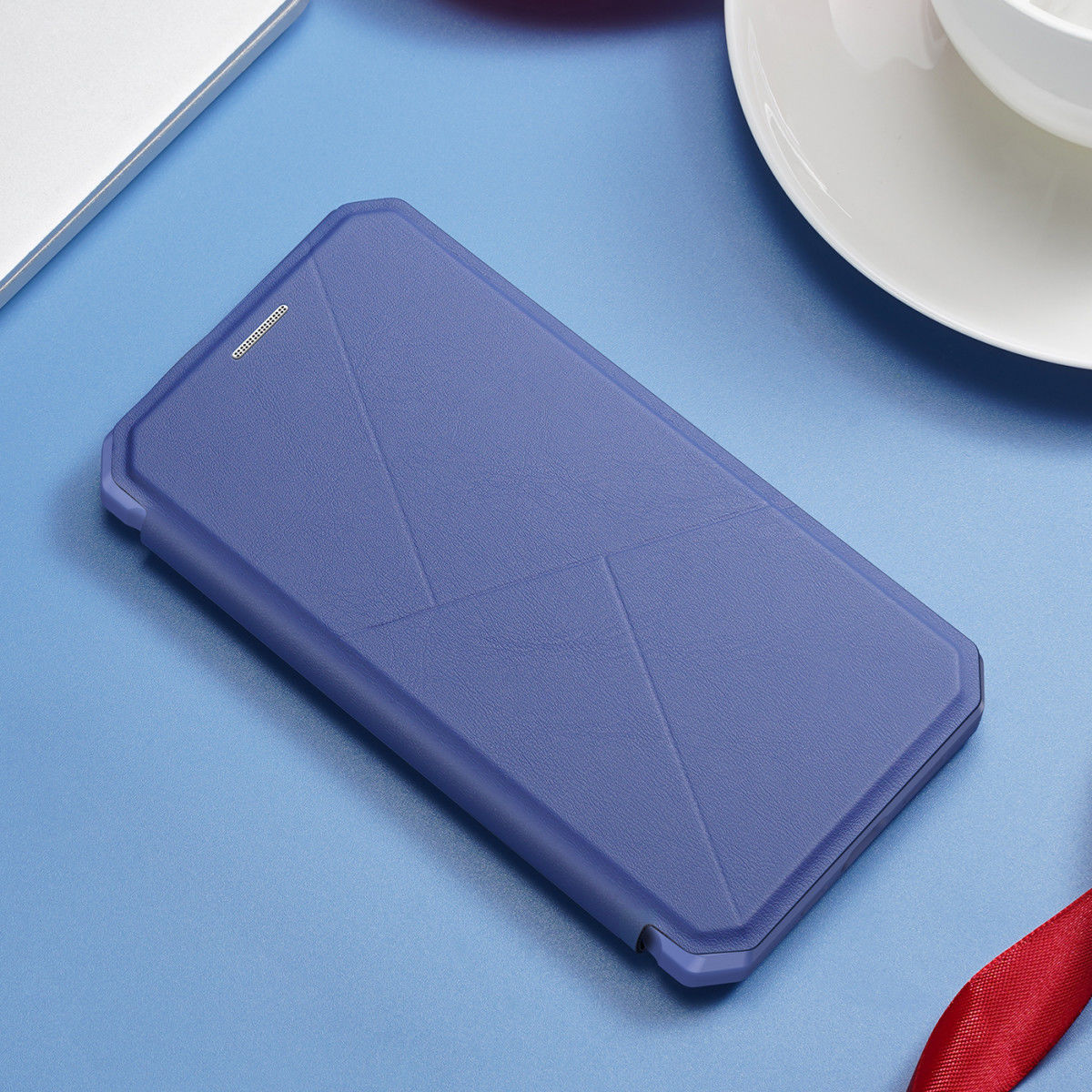 Dux Ducis Skin X Series Apple iPhone 13 Mini Hoesje Book Case Blauw afbeelding 12