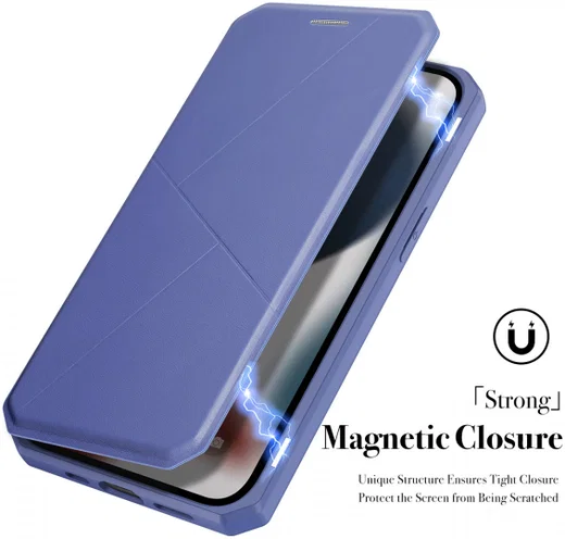 Dux Ducis Skin X Series Apple iPhone 13 Mini Hoesje Book Case Blauw afbeelding 7