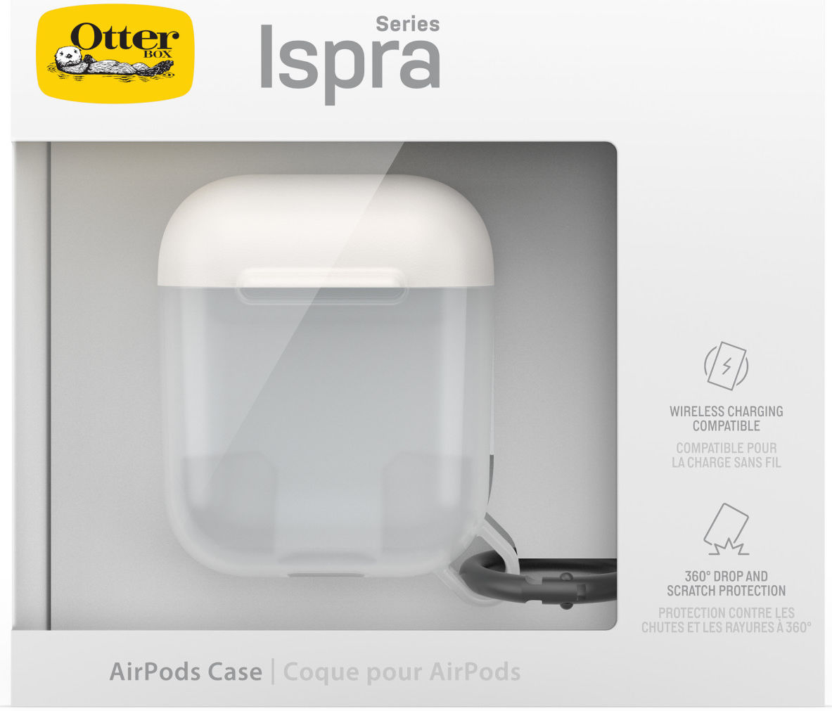 Otterbox Ispra Series Apple AirPods Hoesje Transparant Grijs afbeelding 7